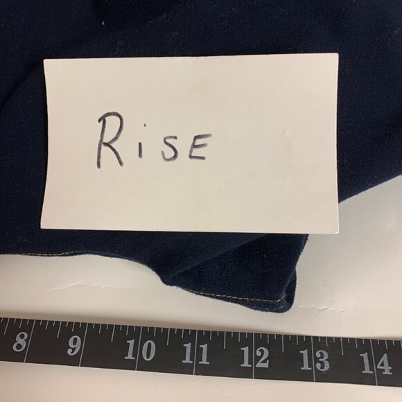 Piper By SmartPak WomensRiding Pants Size 34R Navy/Amber Equestrian Sport - Picture 9 of 14